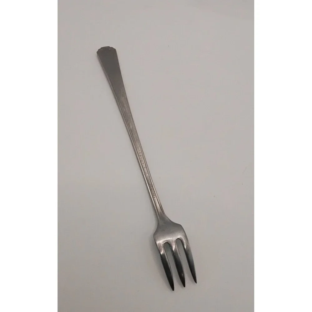 Vintage Sentinel By Oneida Craft Stainless Cocktail / Seafood Fork Discontinued